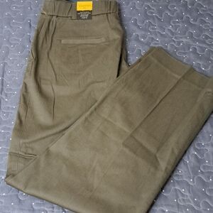 Kim Rogers Shannon fit straight leg brown pants size 8 Petite NWT